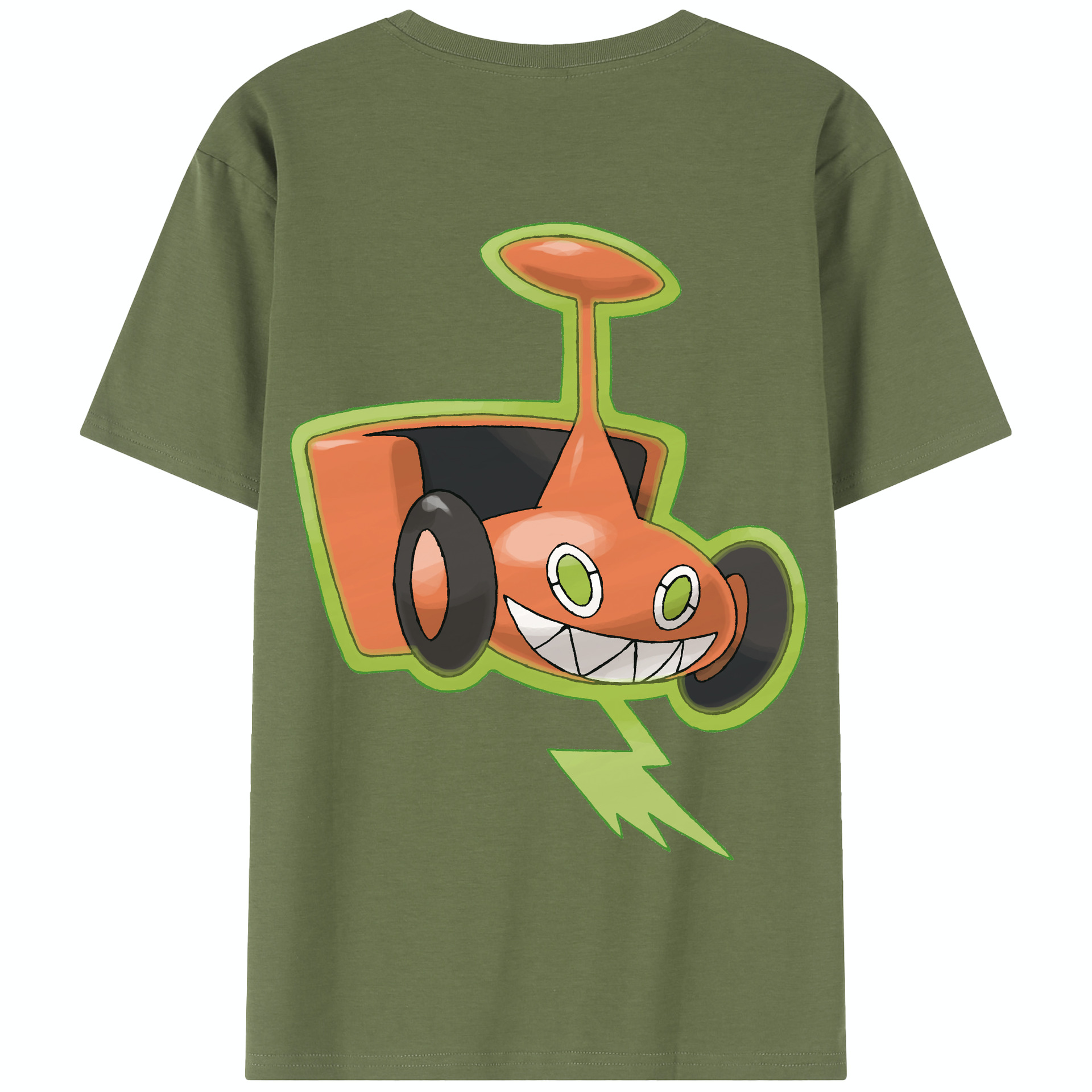 （画像用） ポケットモンスター Pokémon 綿100％半袖Tシャツ（背面プリント）